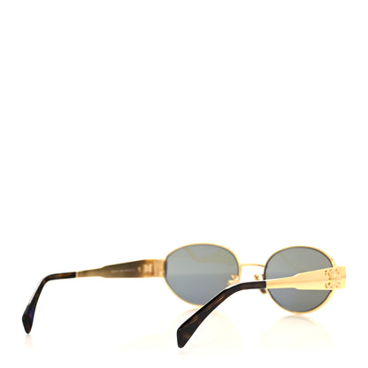 Celine Metal Triomphe 01 Sunglasses CL40235U Gold Green 4 of 7