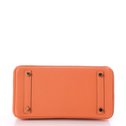 Hermes Togo Birkin 25 Orange 8 of 30
