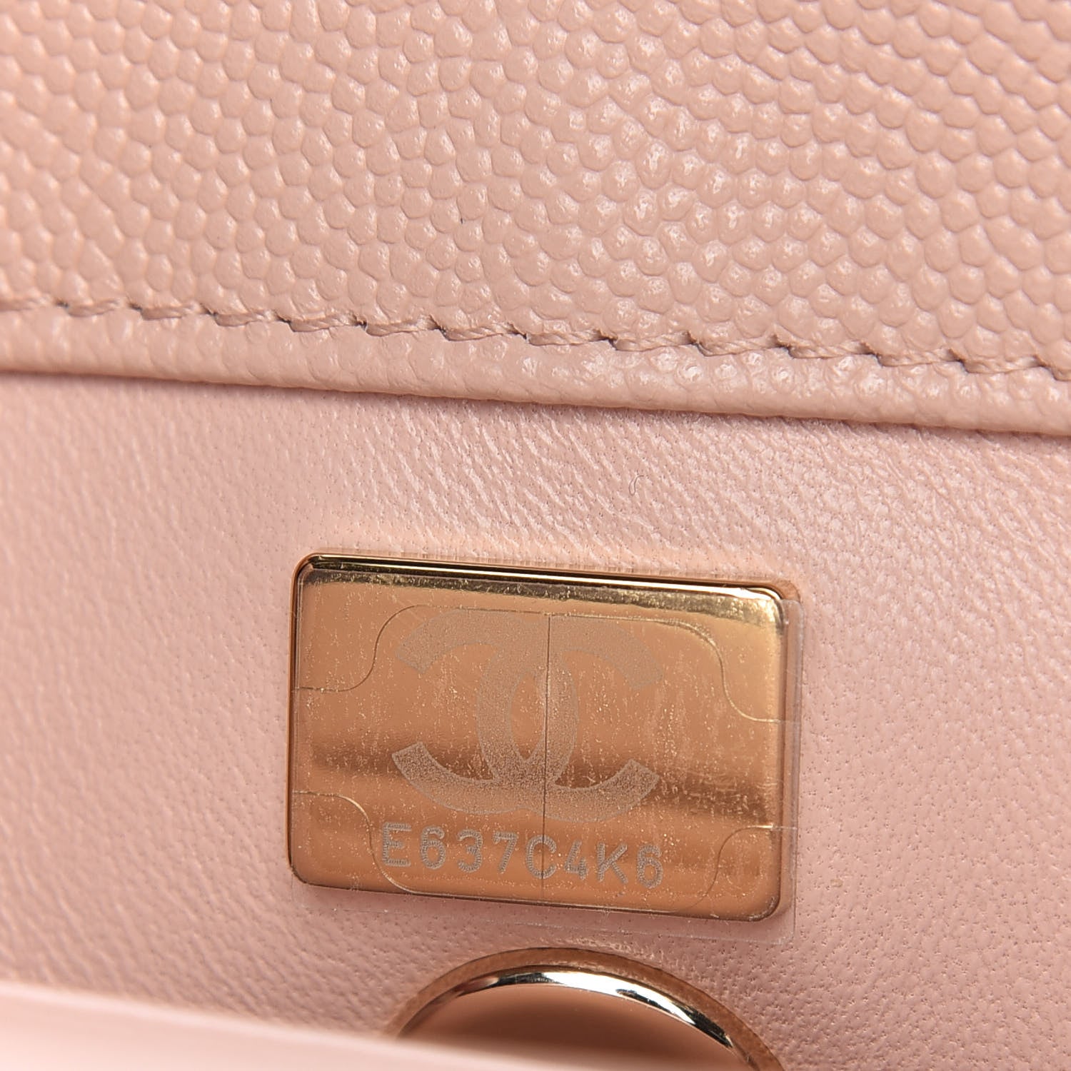 Chanel Caviar Quilted Mini Coco Handle Flap Light Pink 9 of 11