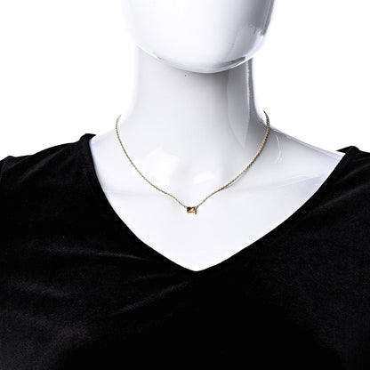 Cartier 18K Yellow Gold Citrine Tank Pendant Necklace 2 of 6