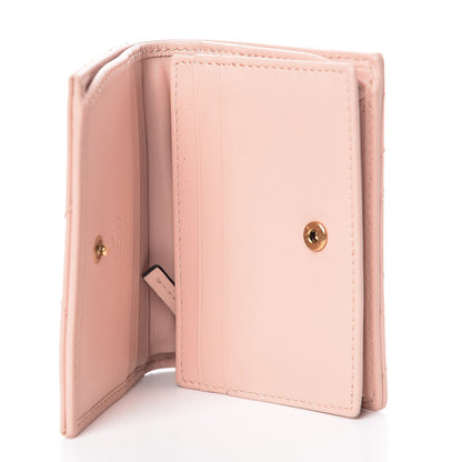 Gucci Calfskin Matelasse GG Marmont Card Case Wallet Perfect Pink 5 of 16