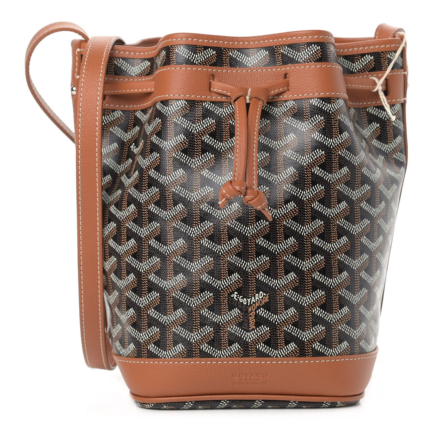 Goyardine Petit Flot Bucket Bag PM Black Gold
