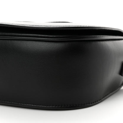 Celine Smooth Calfskin Cuir Triomphe Folco Crossbody Bag Black 10 of 12