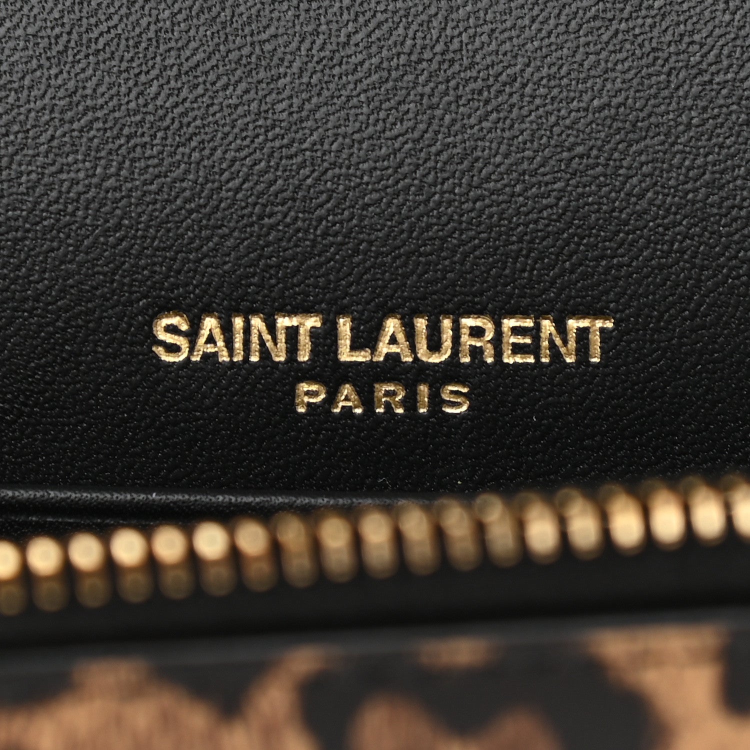 Saint Laurent Calfskin Heart Leopard Print Classic Monogram Kate Tassel Satchel Toffee 6 of 8