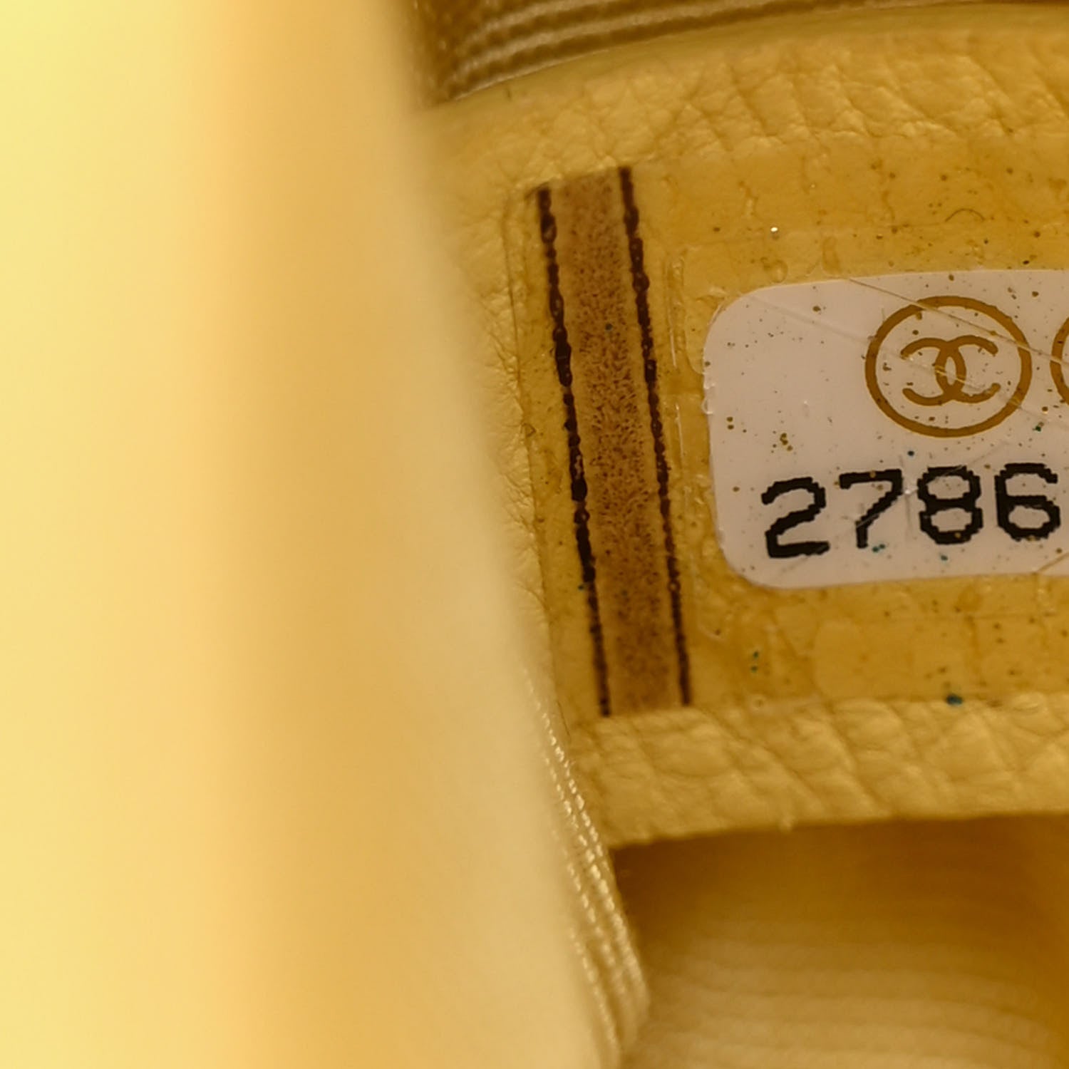 Chanel Caviar Chevron Quilted Small Boy Flap Yellow 7 of 11
