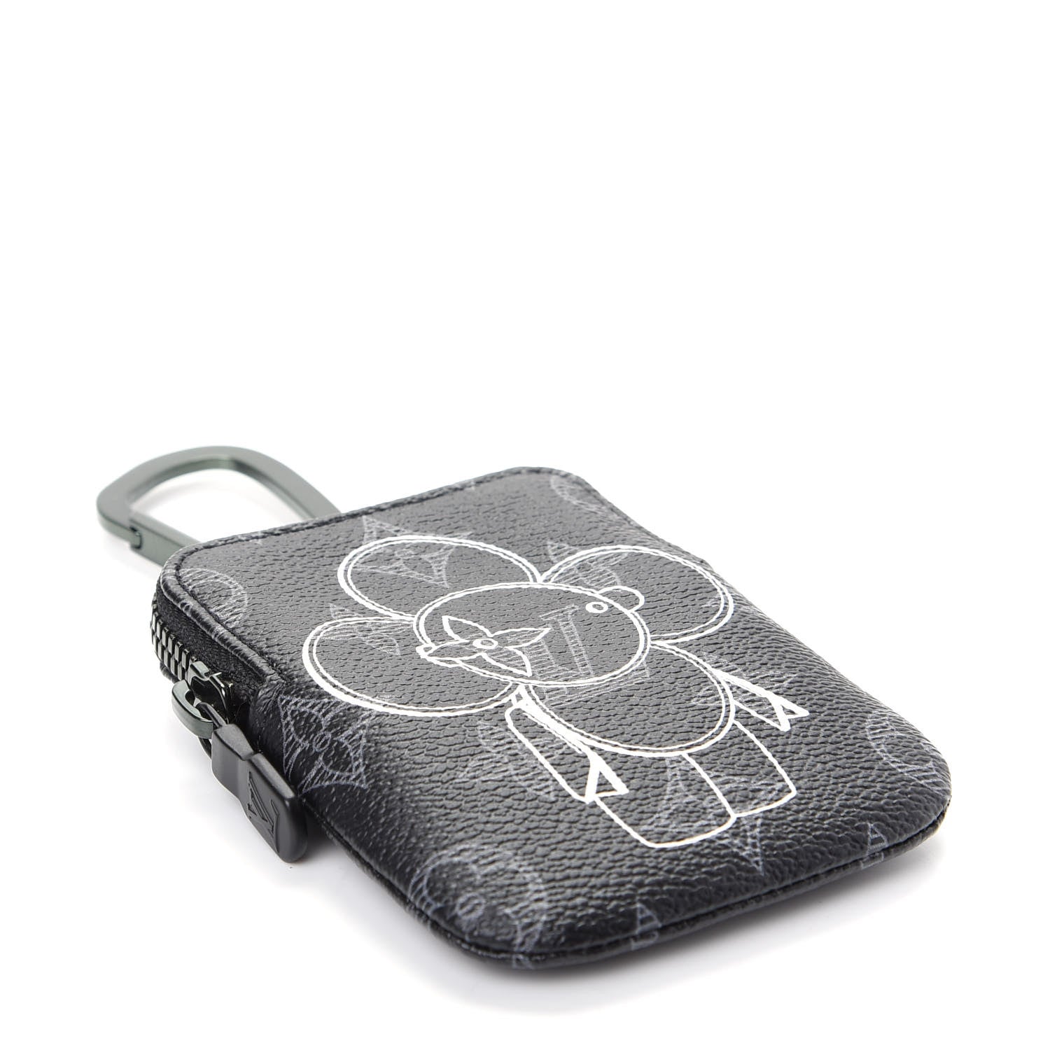 Louis Vuitton Monogram Eclipse Vivienne Zipper Key Ring 5 of 7