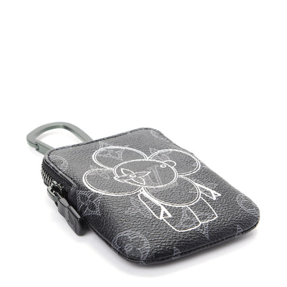 Louis Vuitton Monogram Eclipse Vivienne Zipper Key Ring 5 of 7