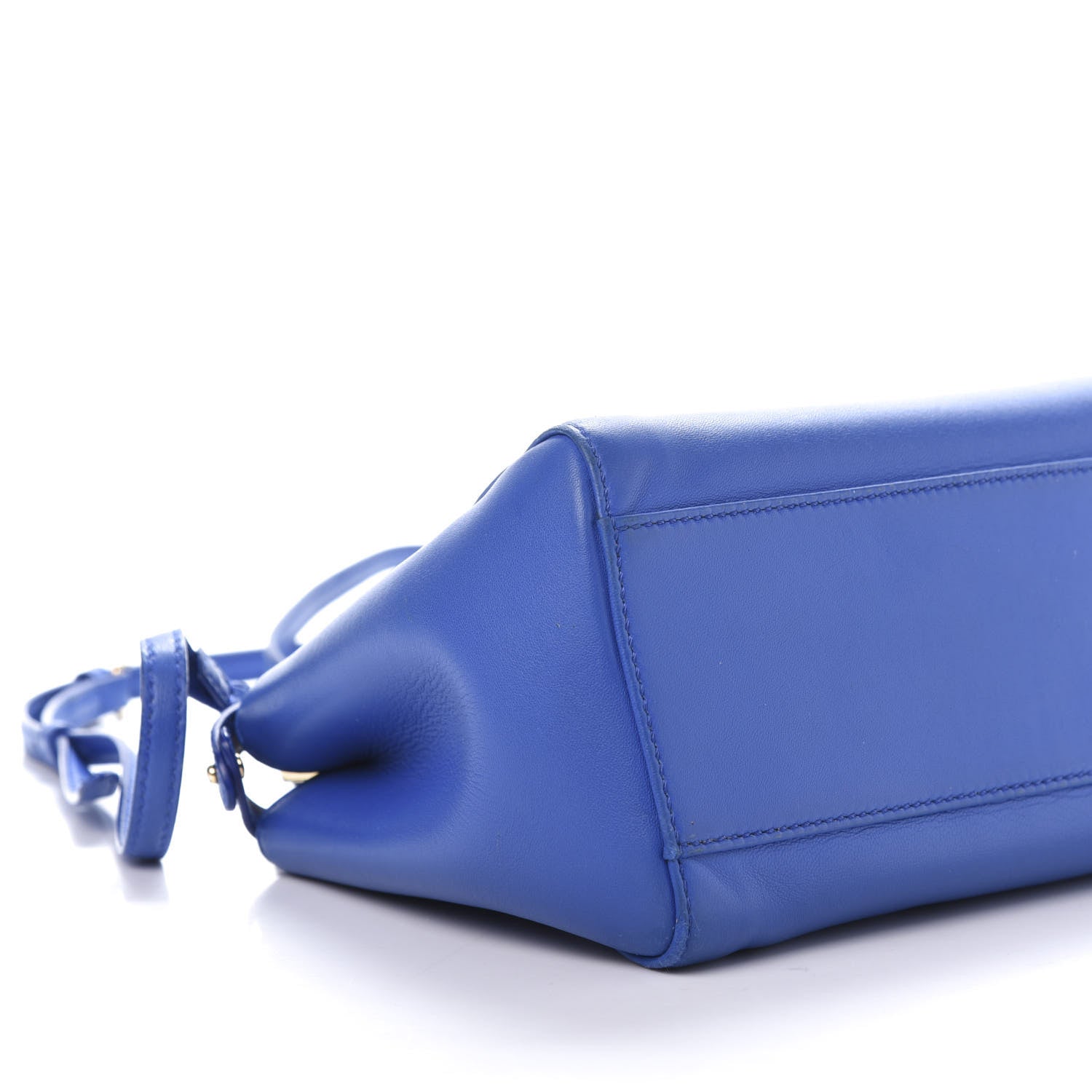 Fendi Nappa Mini Peekaboo Iconic Satchel Bleuette 7 of 12