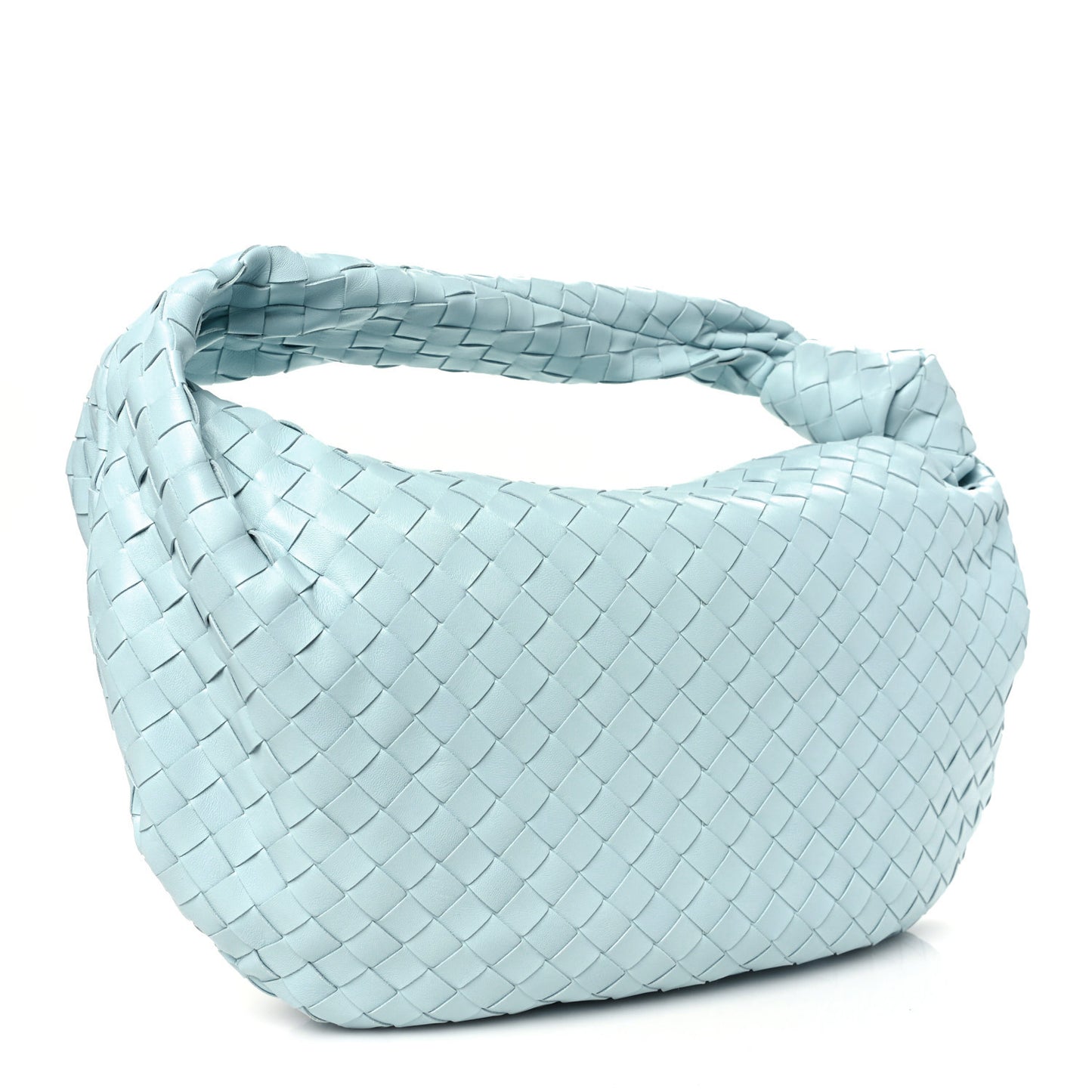 Nappa Intrecciato Small Jodie Teal Washed