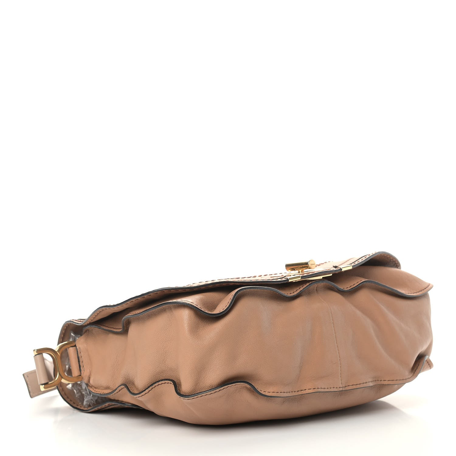 Chloe Calfskin Large Marcie Lock Messenger Armagnac 3 of 11