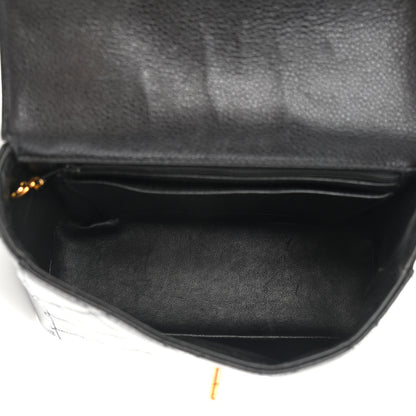 Chanel Caviar Quilted Flap Shoulder Bag Black Black 5 of 16
