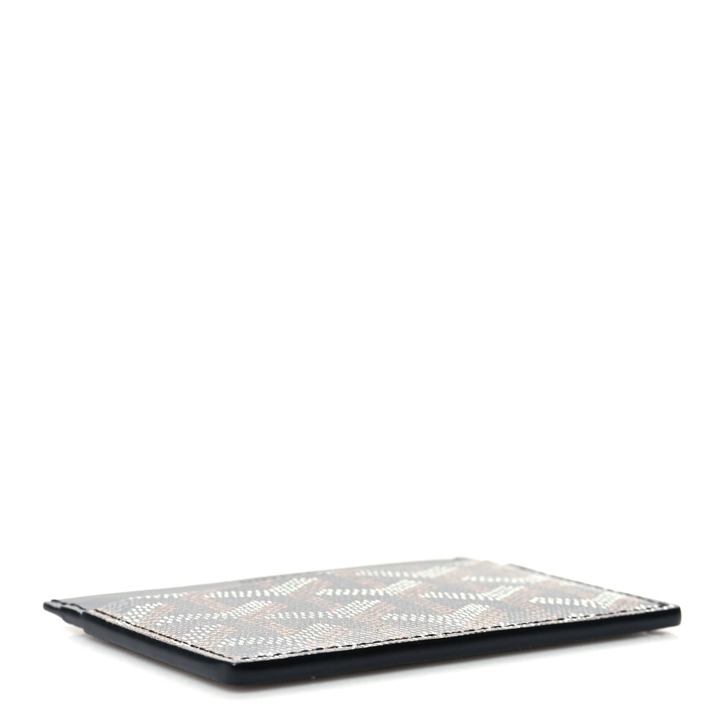 Goyardine Saint Sulpice Card Holder Black