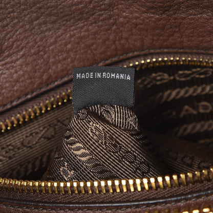 Prada Vitello Daino Shopping Tote Bruciato 7 of 7