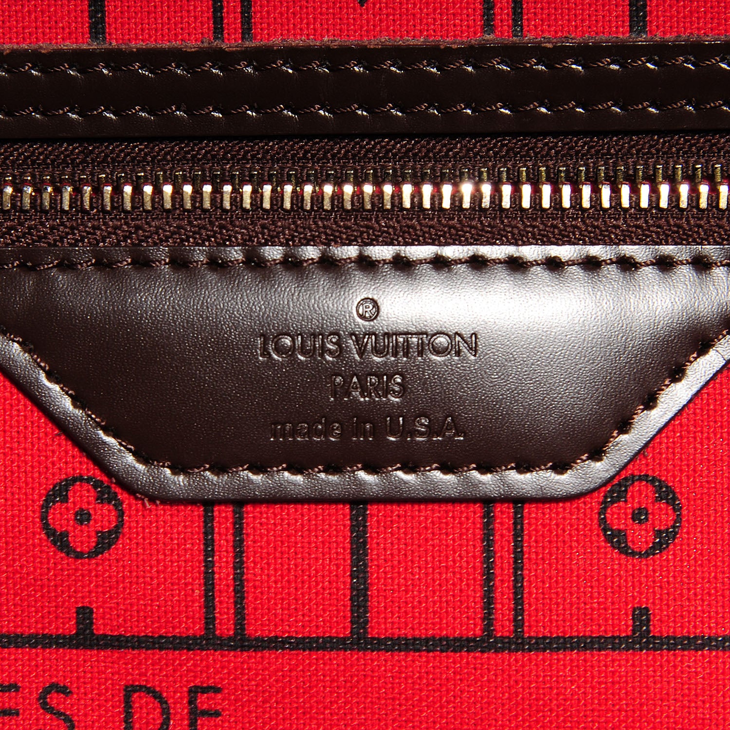 Louis Vuitton Damier Ebene Neverfull GM 6 of 7