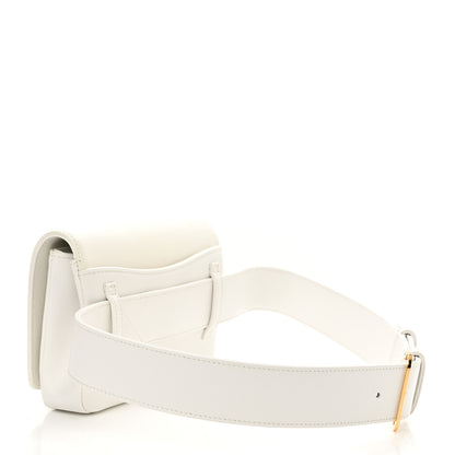 Chanel Grained Calfskin Embroidered Captain Gold Belt Bag White 3 of 14