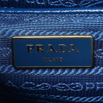 Prada Saffiano Vernice Shopping Tote Azzurro 7 of 18