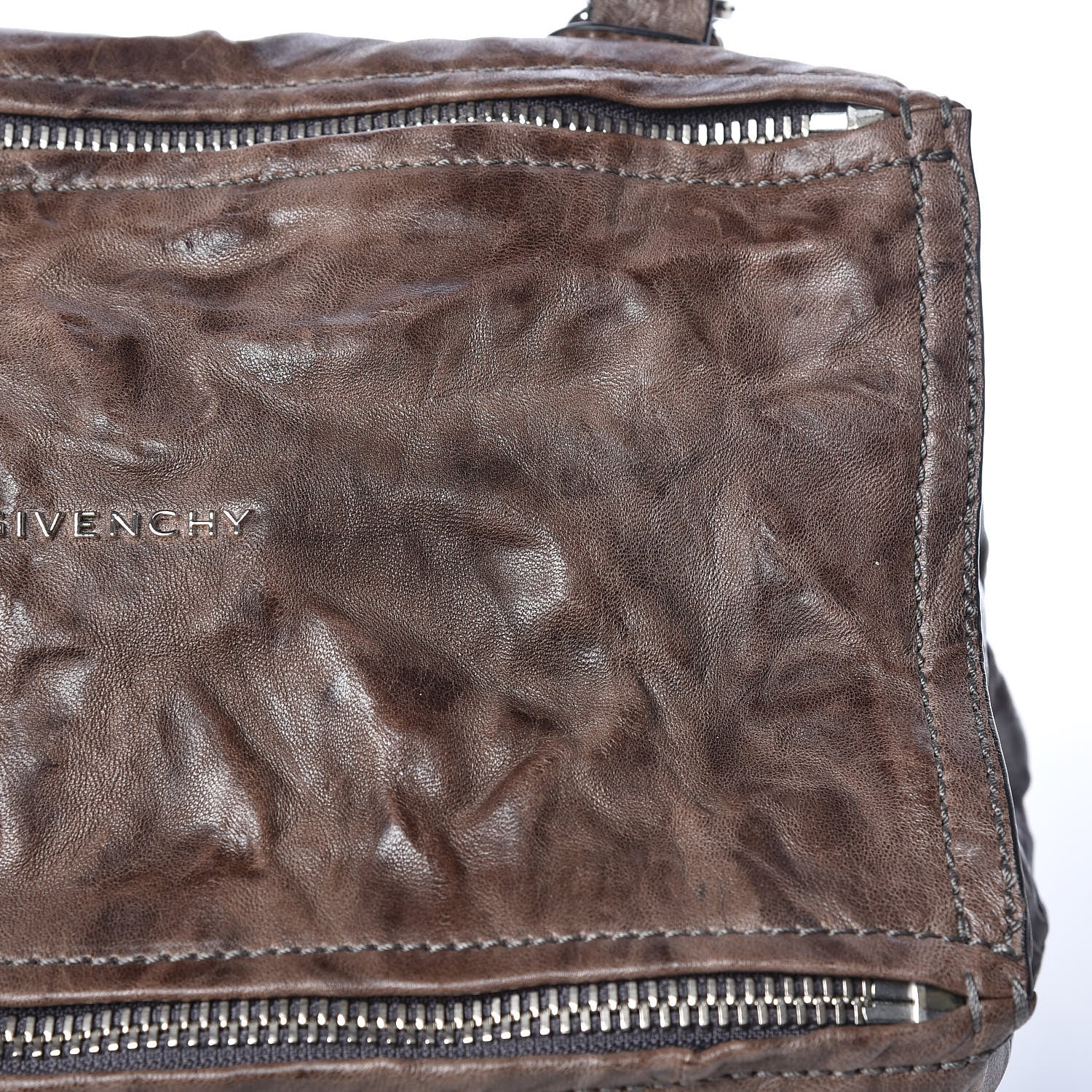 Givenchy Tumbled Sheepskin Small Pandora Charcoal 14 of 16