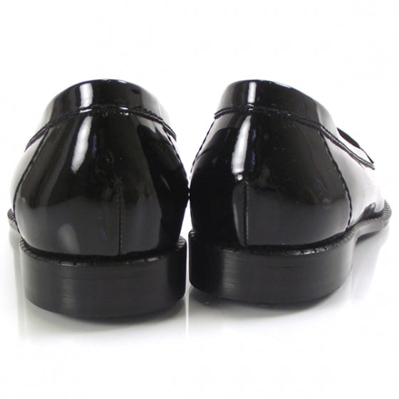 Chanel Patent Leather Loafers Black 3 of 7