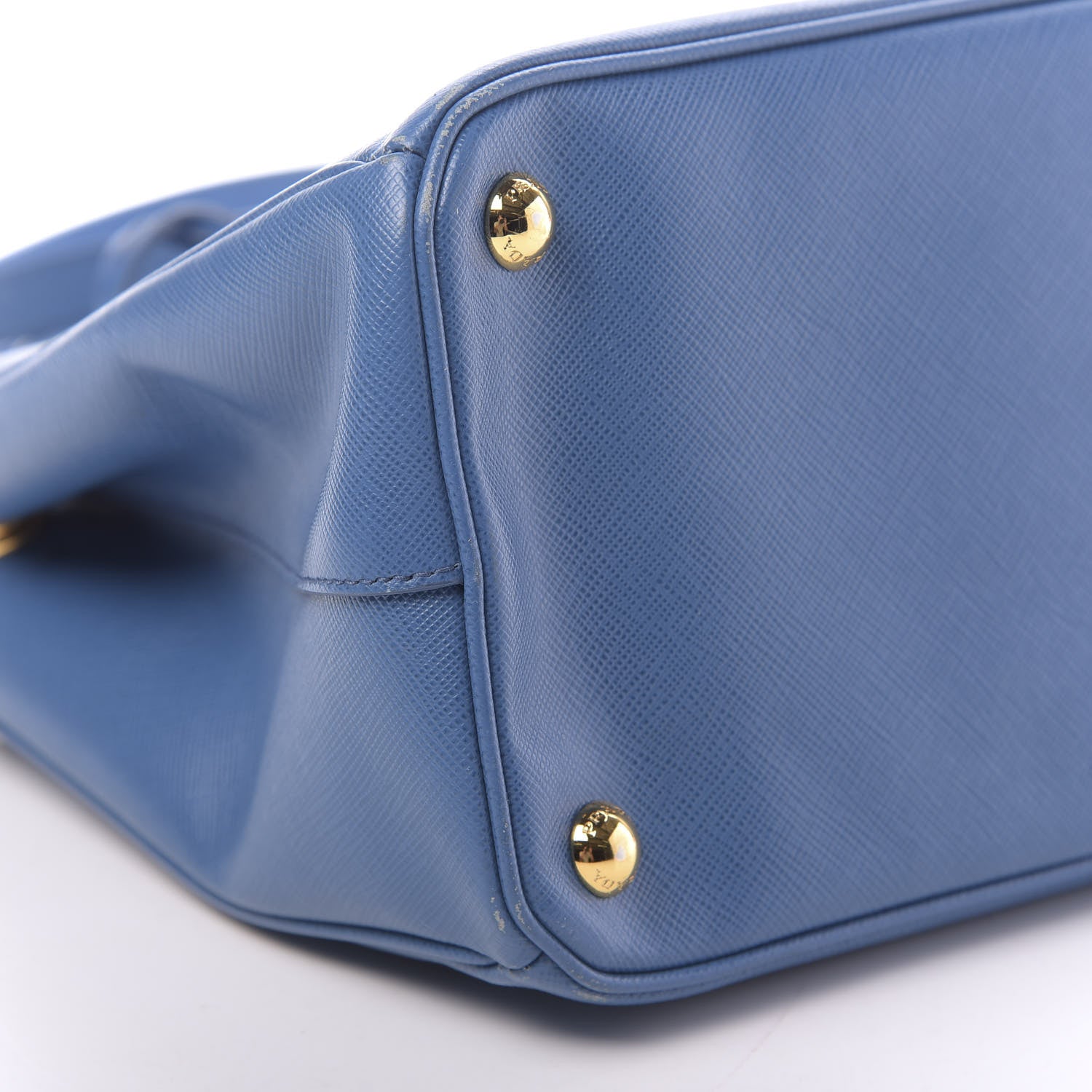 Prada Saffiano Small Galleria Double Zip Tote Cobalto 13 of 16