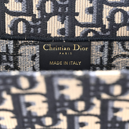 Christian Dior Oblique Large Book Tote Blue Multicolor 6 of 10
