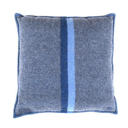 Louis Vuitton Wool Cashmere Cushion Pillow Blue Gray 2 of 3