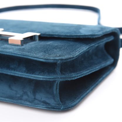 Hermes Veau Doblis Constance 18 Bleu Ocean 9 of 17