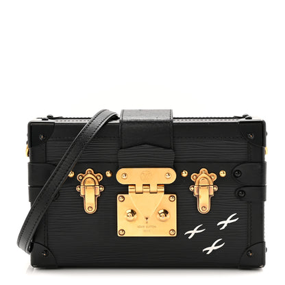 Louis Vuitton Epi Petite Malle Black 1 of 9