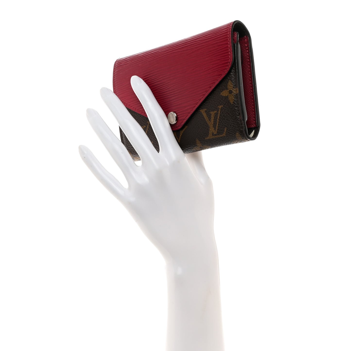 Epi Monogram Marie-Lou Compact Wallet Fuchsia