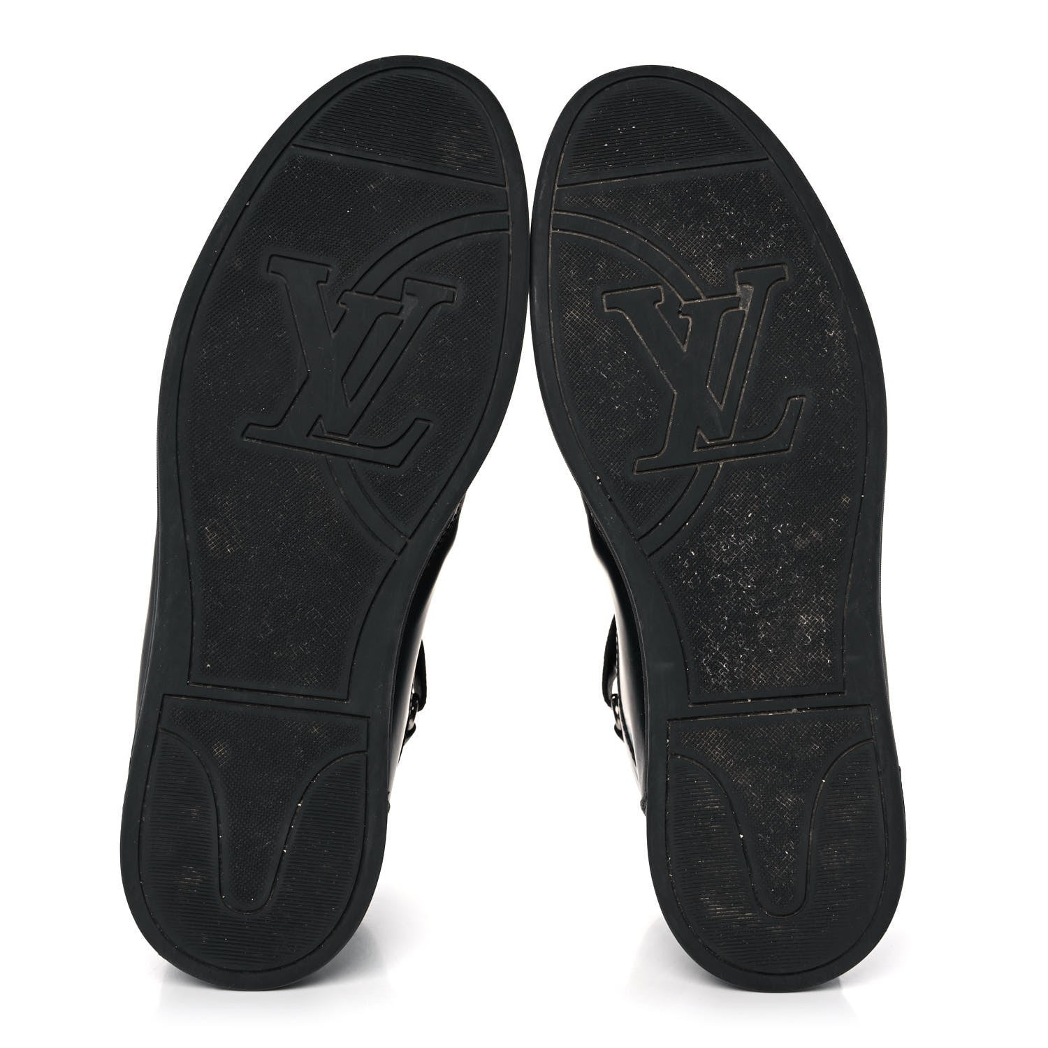 Louis Vuitton Monogram Eclipse Mens Passenger High Top Sneaker Boots 8 Black 5 of 11