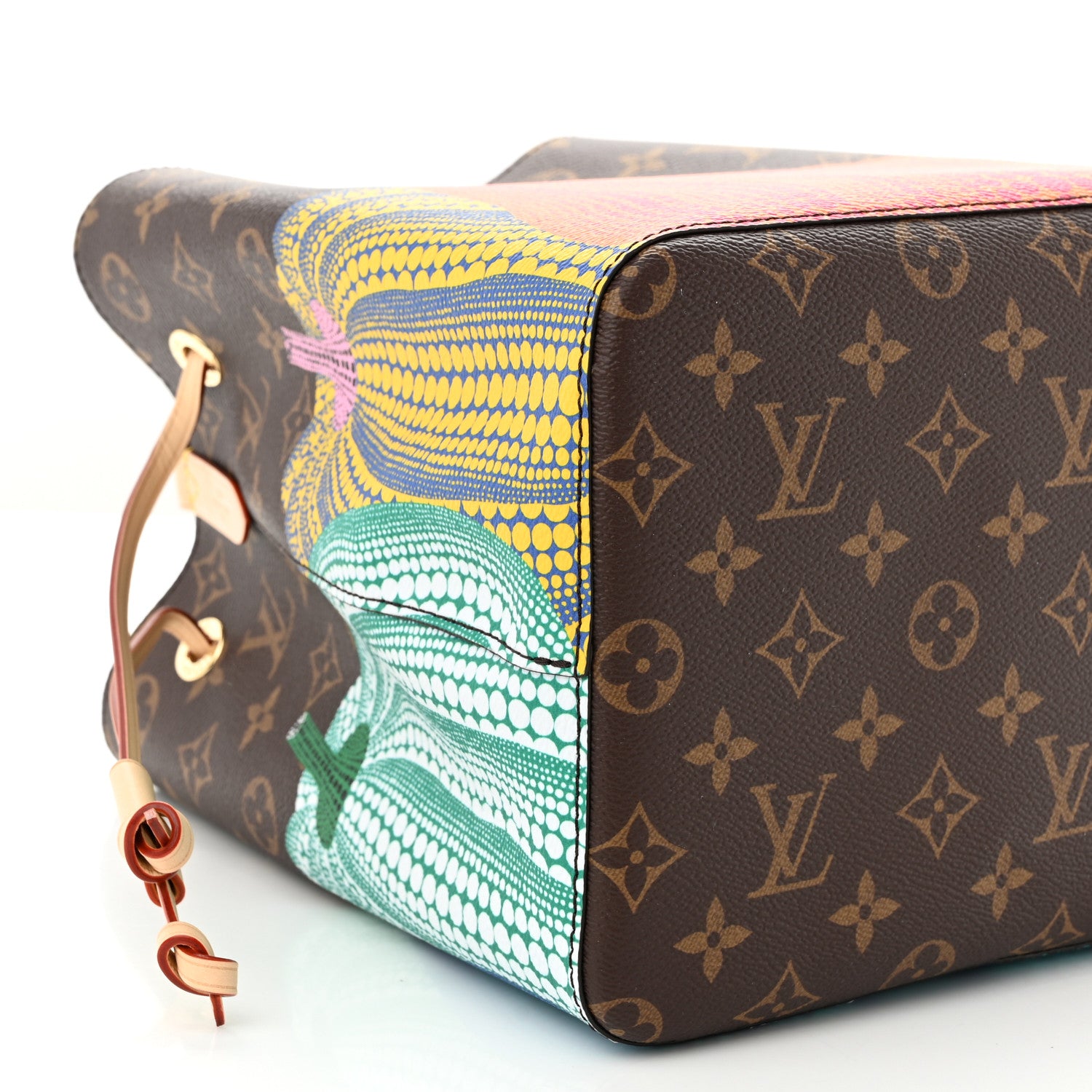 Louis Vuitton LV x YK Monogram Kusama Pumpkin Neonoe MM 10 of 11