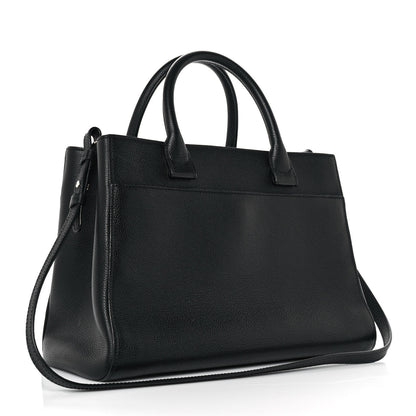 Chanel Grained Calfskin Small Neo Executive Shopper Tote Black 3 of 10