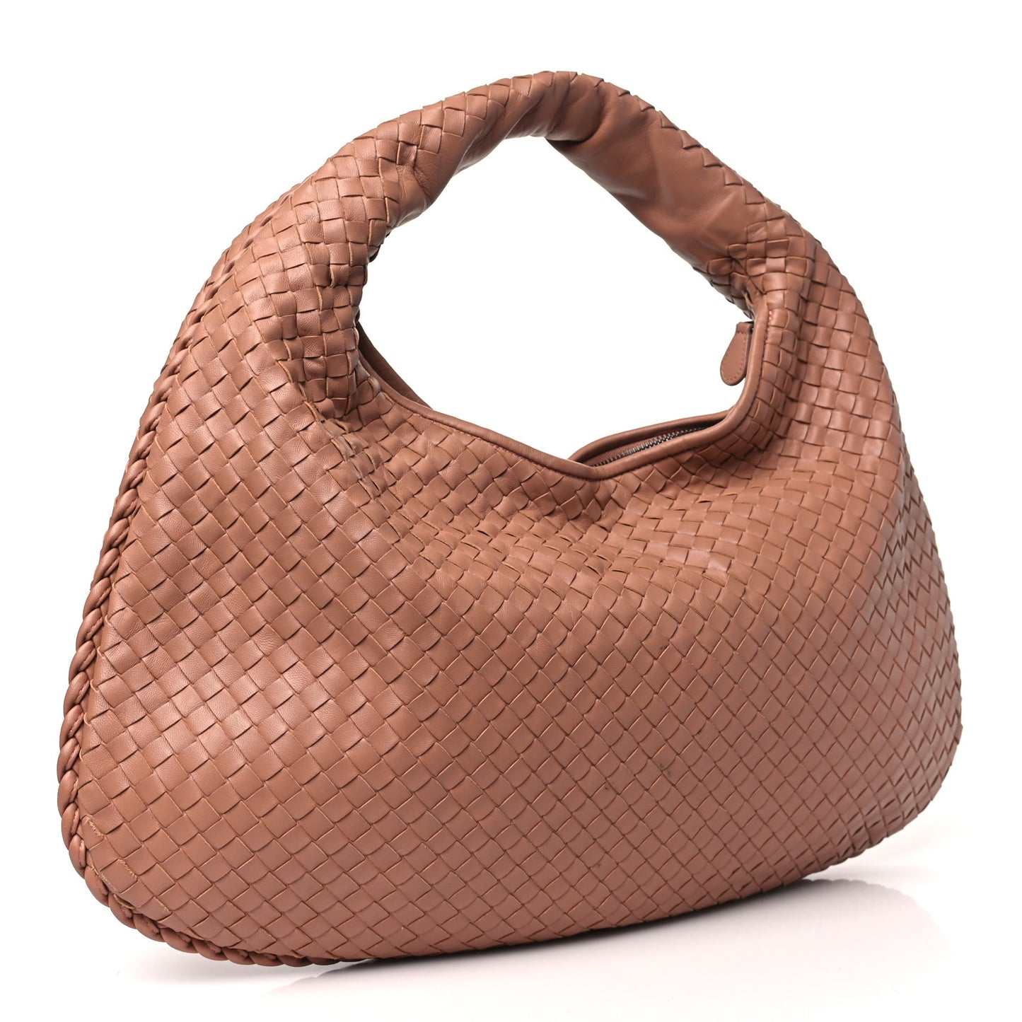 Nappa Intrecciato Medium Veneta Hobo Deco Rose