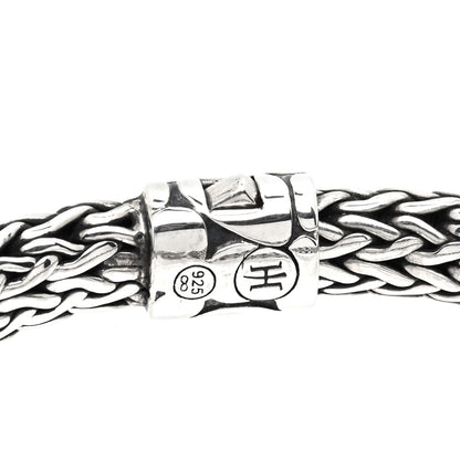John Hardy Sterling Silver White Topaz Kali Lava Station Bracelet 4 of 4