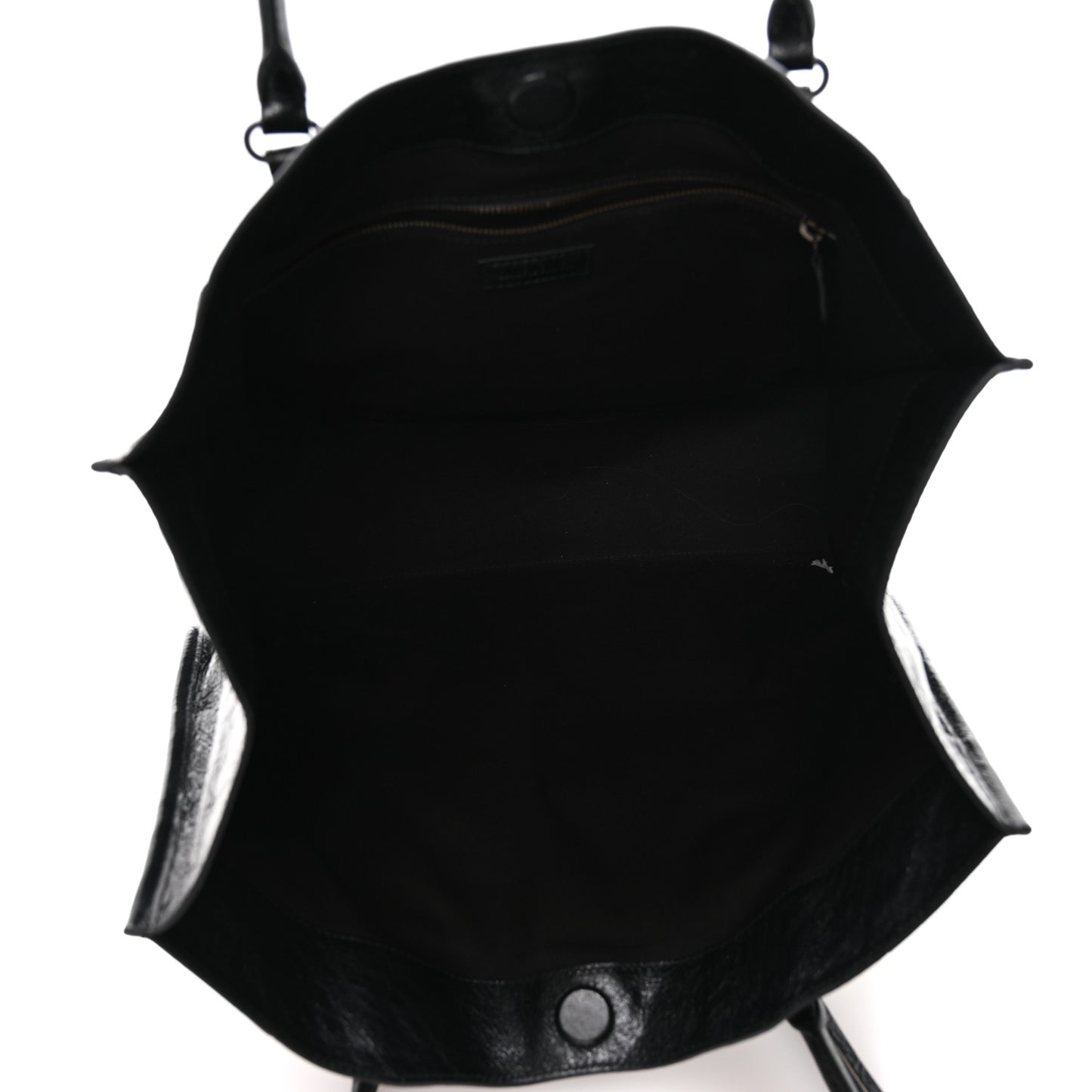 Agneau Arena Classic Hardware Medium Le City Tote Black