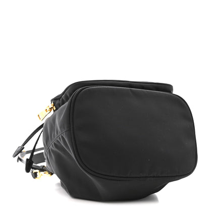 Prada Re-Nylon Saffiano Duet Bucket Crossbody Bag Black 4 of 13