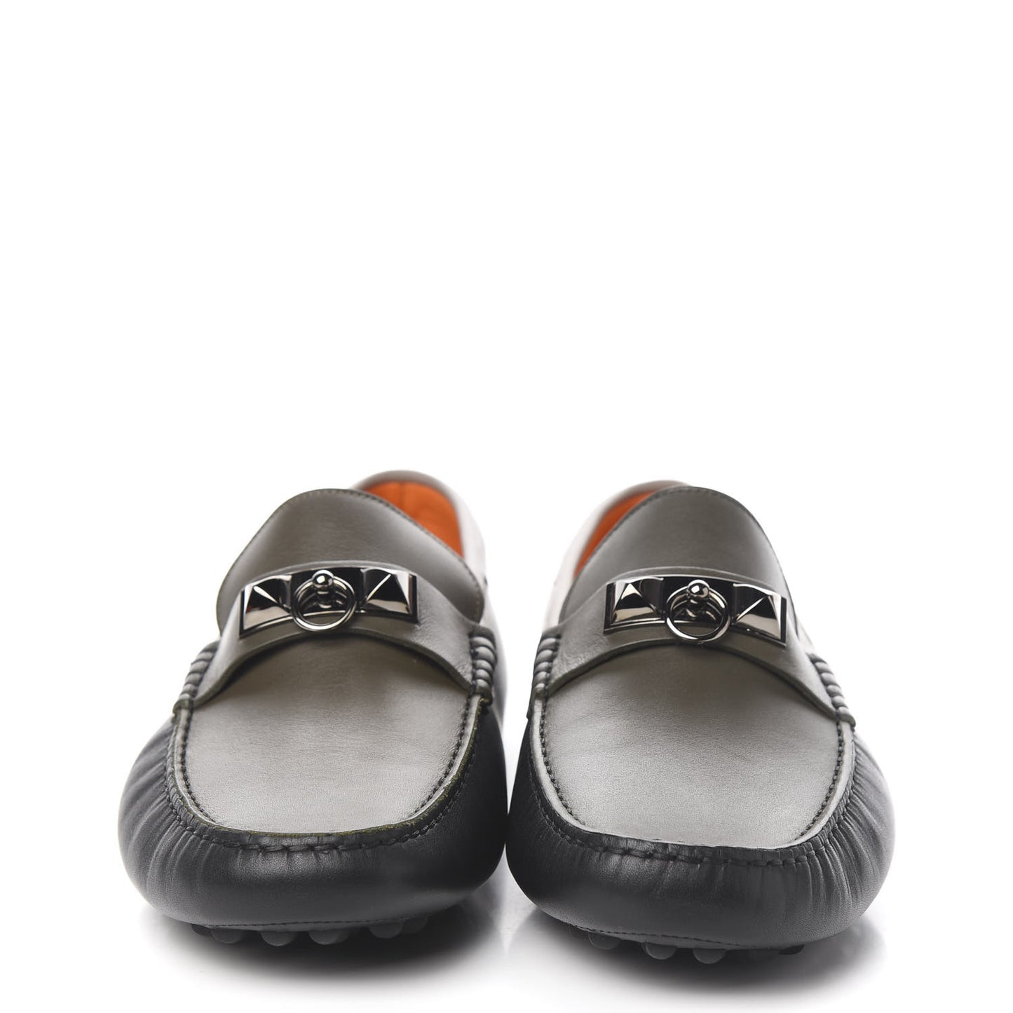 Supple Calfskin Mens Irving Driving Moccasin Loafers 43.5