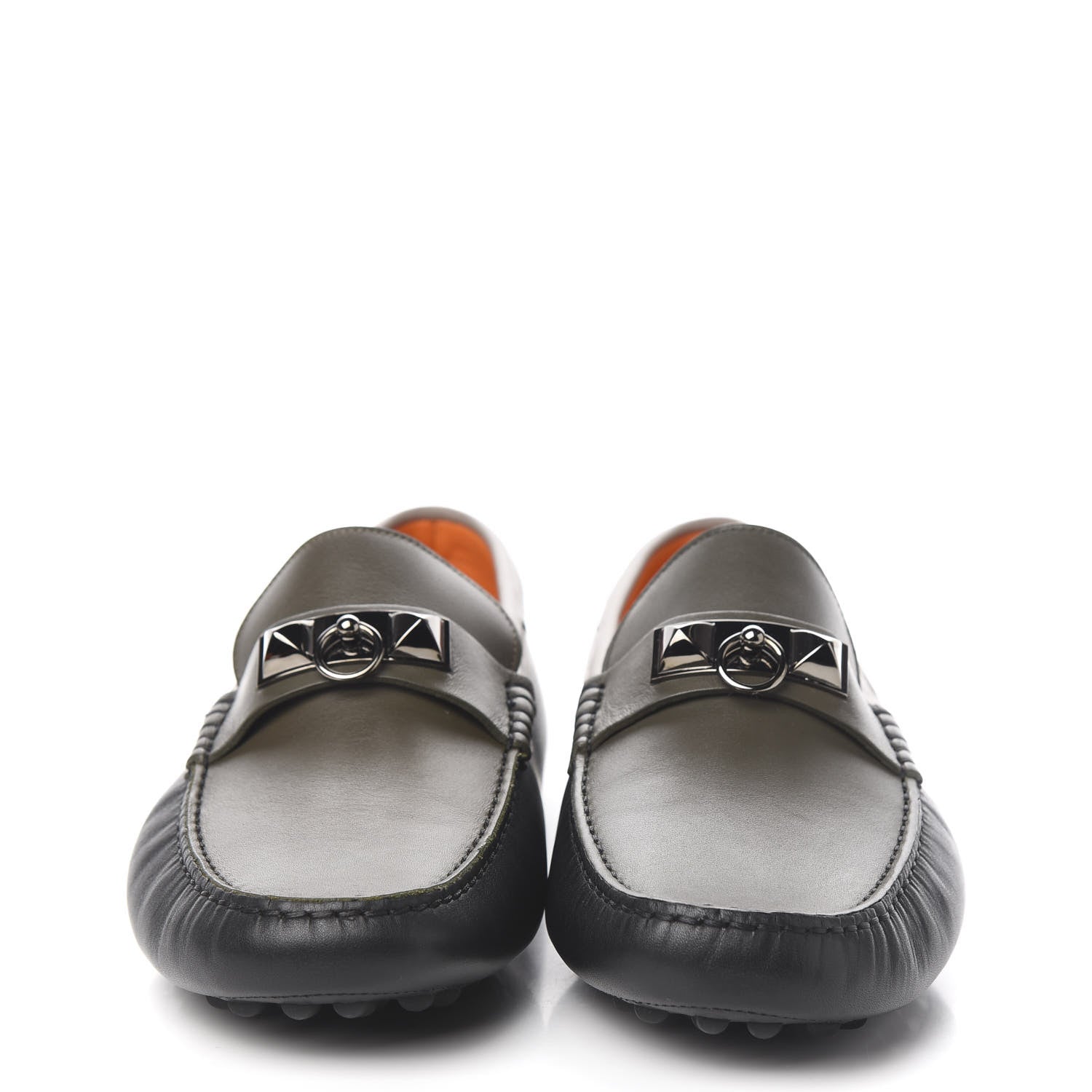 Hermes Supple Calfskin Mens Irving Driving Moccasin Loafers 43.5 2 of 10