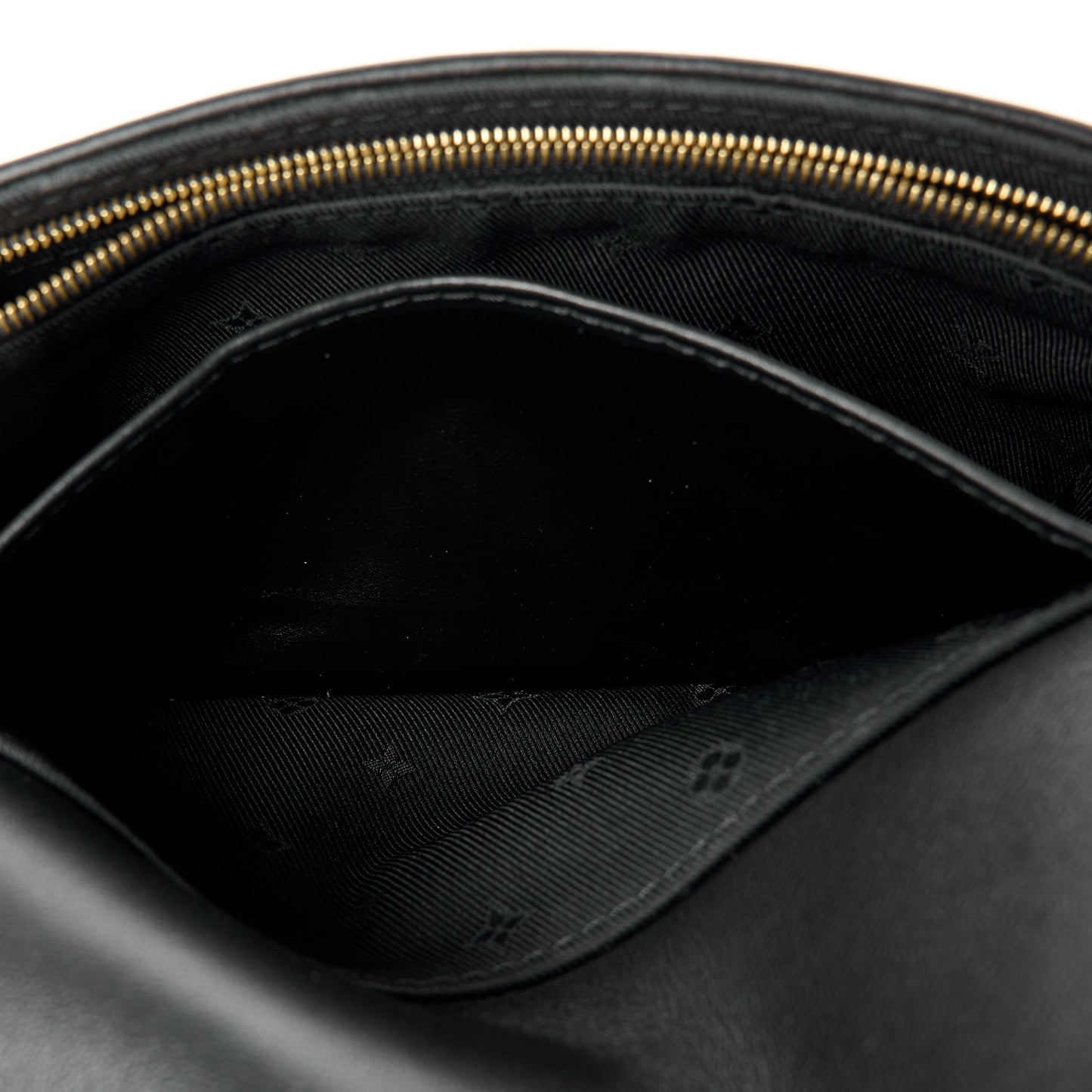Calfskin Bubblegram Wallet On Strap Black