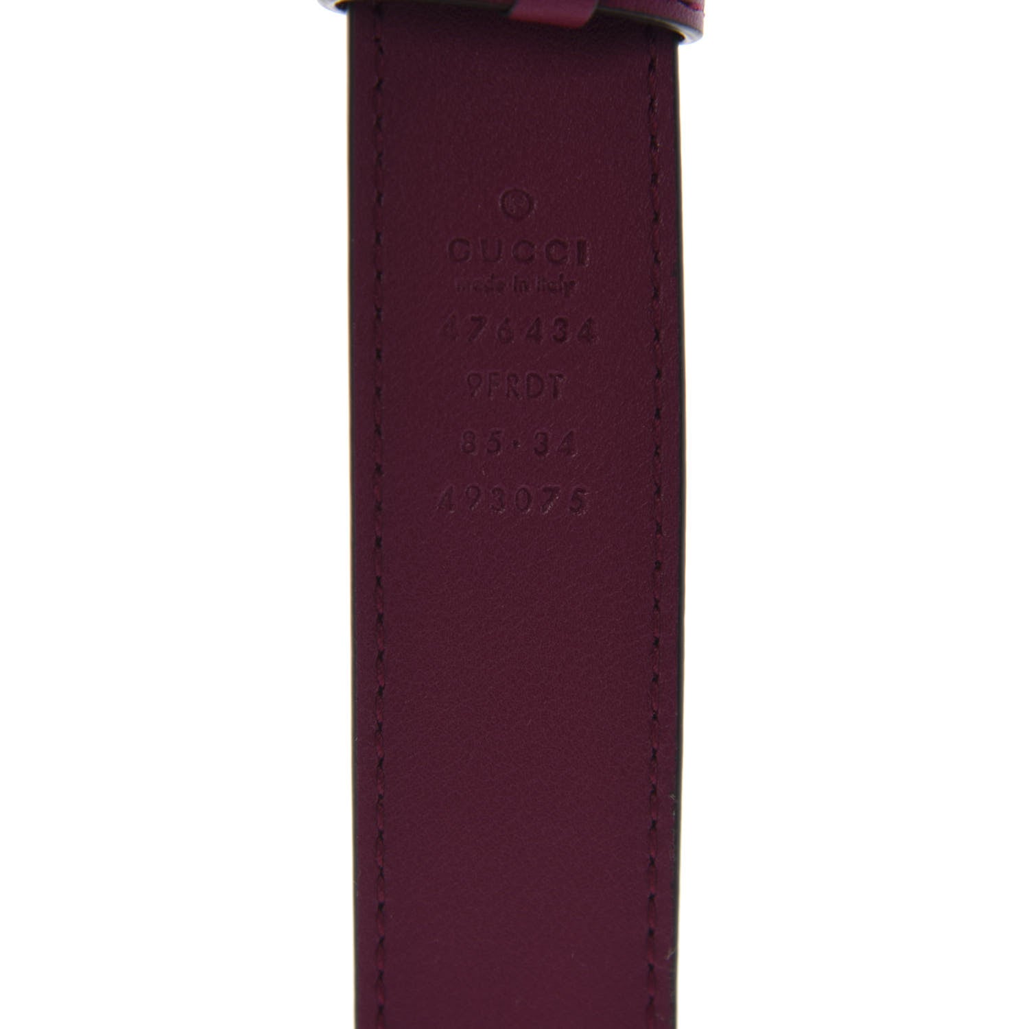 Gucci Velvet Matelasse GG Marmont Belt Bag 85 34 Fuchsia Violet Cyclamen 10 of 11