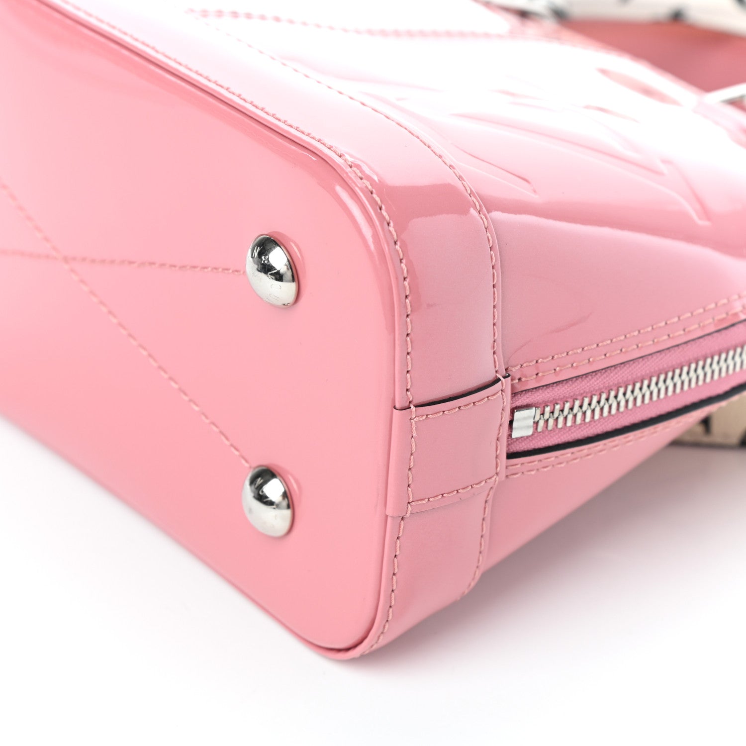 Louis Vuitton Patent Monogram Alma BB Rose Blush 8 of 8