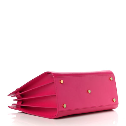 Saint Laurent Calfskin Small Sac De Jour Lipstick Fuchsia 4 of 14