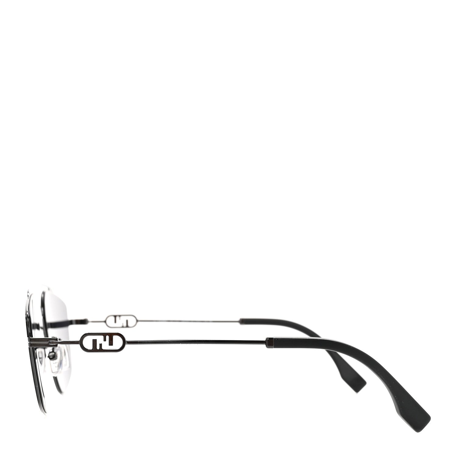 Fendi Metal Fendi O'lock Sunglasses FE40079U Black 6 of 14