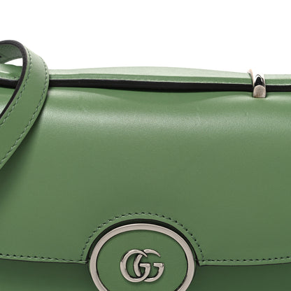 Gucci Senna Calfskin Petite GG Top Handle Shoulder Bag Green Soil Grass 8 of 10