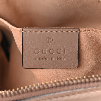 Gucci Calfskin Matelasse Mini GG Marmont Chain Shoulder Bag Porcelain Rose 6 of 14
