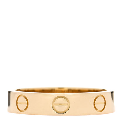 Cartier 18K Yellow Gold 3.5mm LOVE Wedding Band Ring 49 5 3 of 4
