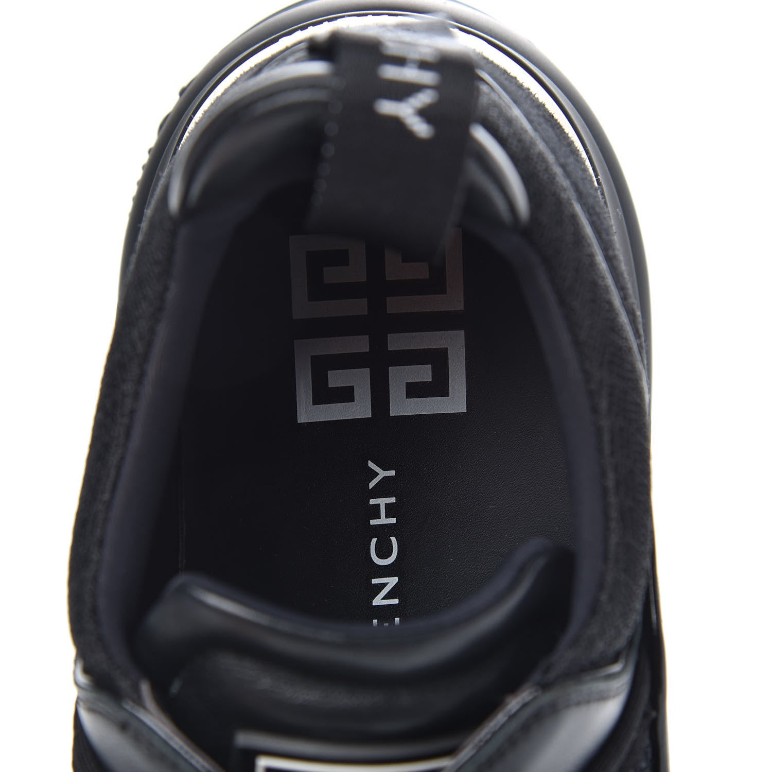 Givenchy Calfskin Neoprene Jaw Low Sneakers 44 Black 7 of 7