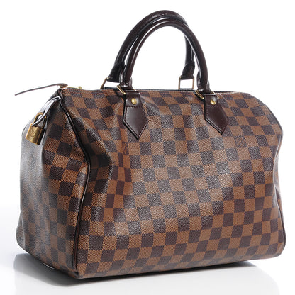 Louis Vuitton Damier Ebene Speedy 30 3 of 7