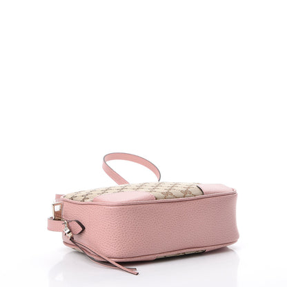Gucci Monogram Mini Bree Messenger Bag Beige Soft Pink 4 of 7
