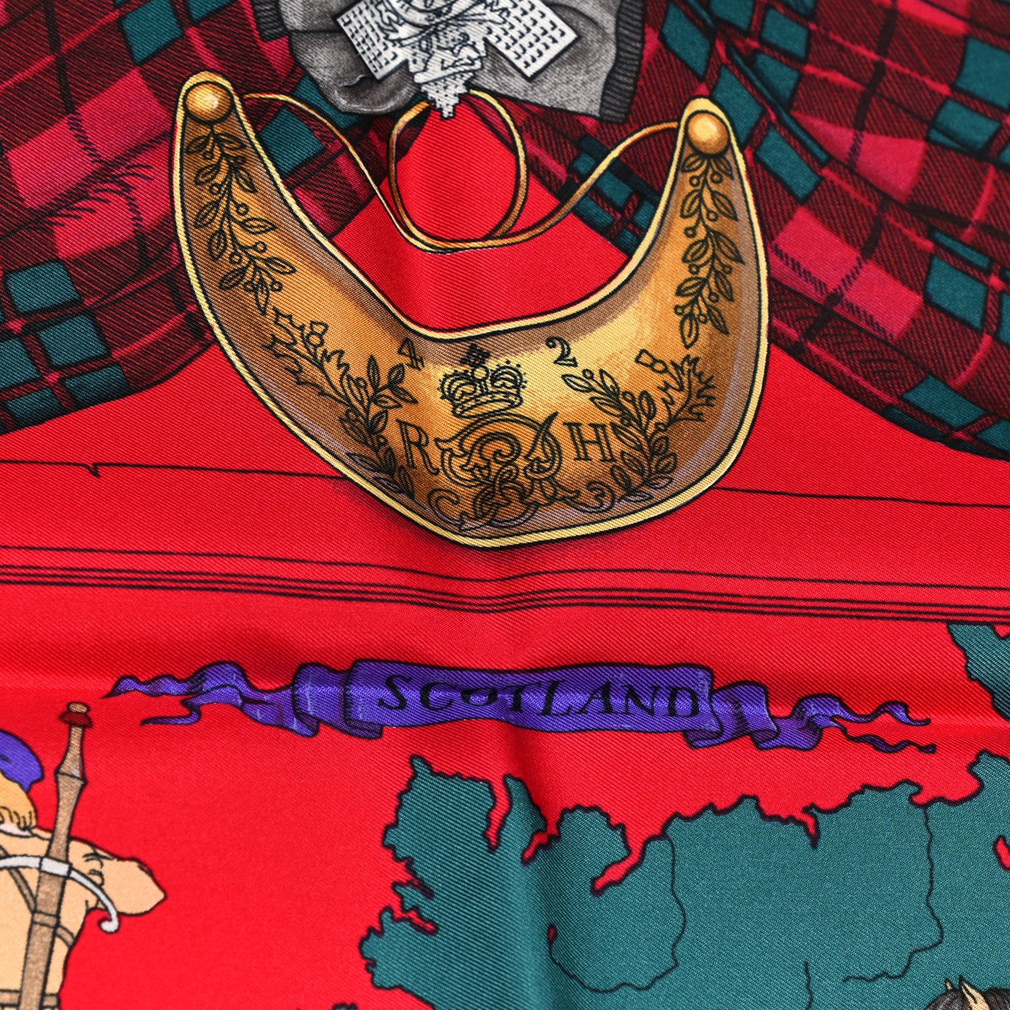 Silk Scotland Scarf 90