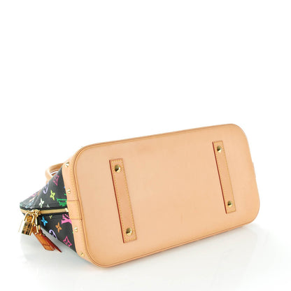 Louis Vuitton Monogram Multicolor Alma GM Black 4 of 8